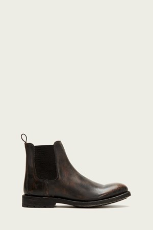 Black Men's FRYE Bowery Chelsea Boots | XBK-328140