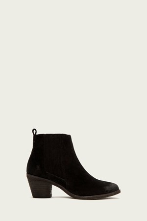 Black Women's FRYE Alton Chelsea Ankle Boots | WDM-097631