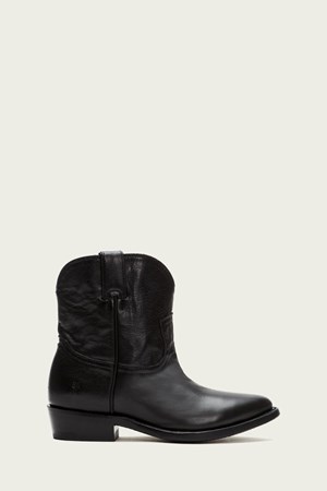 Black Women's FRYE Billy Short Mid Calf Boots | BUO-812679