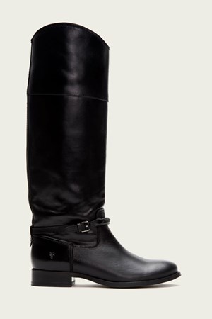 Black Women's FRYE Melissa Seam Tall Knee High Boots | LEQ-761582